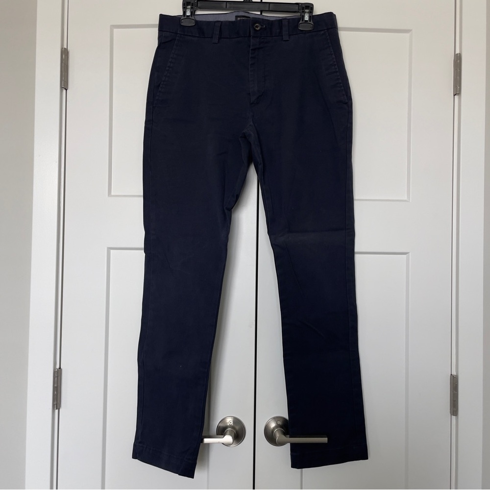 Banana Republic Men's Dark Blue Chinos